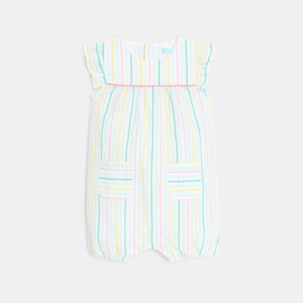 أفرول مخطط متعدد الألوان للطفلة